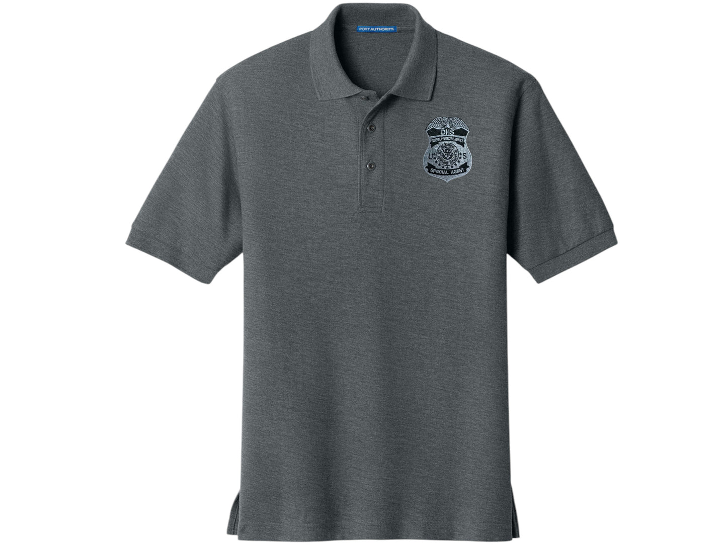 MEN'S DHS FPS BADGE PORT AUTHORITY POLO - K500