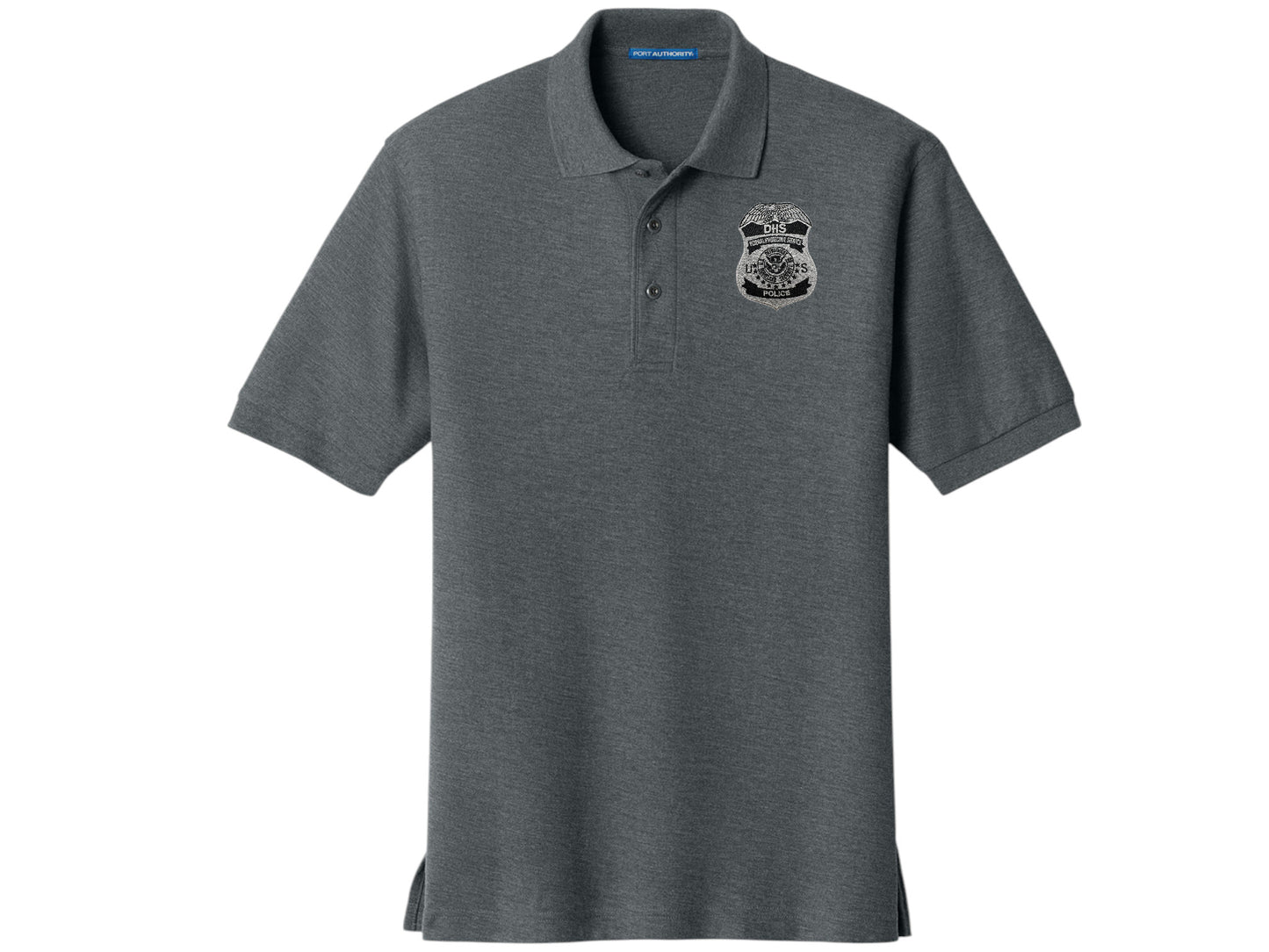 MEN'S DHS FPS BADGE PORT AUTHORITY POLO - K500