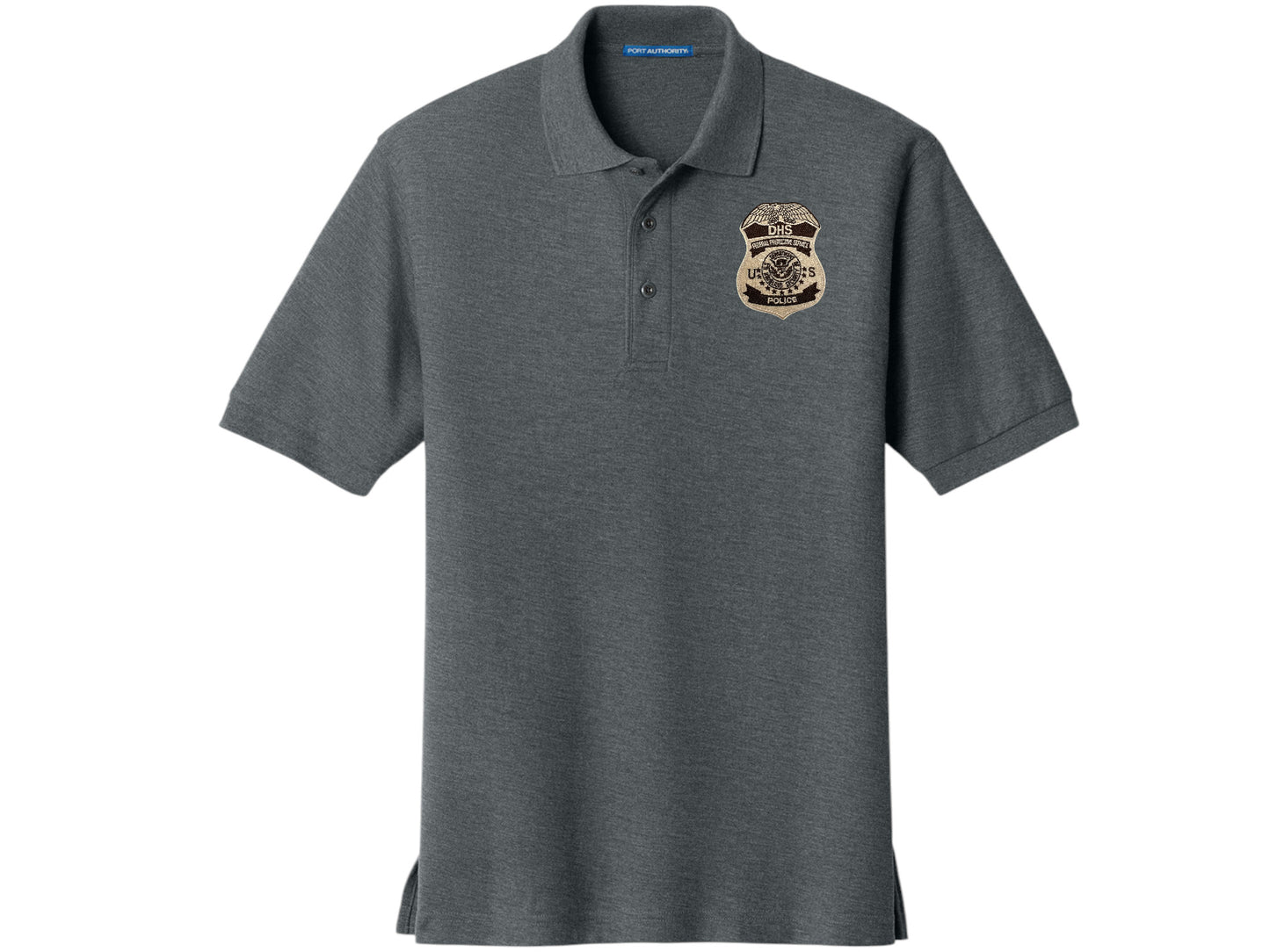MEN'S DHS FPS BADGE PORT AUTHORITY POLO - K500