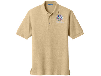 MEN'S FEMA BADGE PORT AUTHORITY POLO - K500