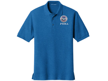 MEN'S FEMA BADGE PORT AUTHORITY POLO - K500