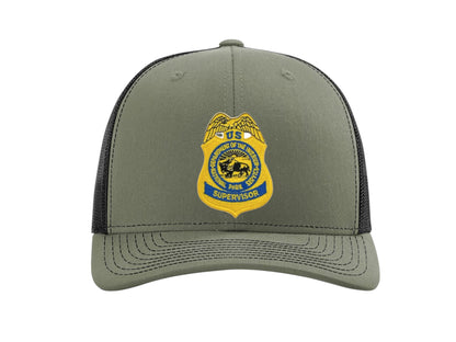 NPS BADGE ON RICHARDSON HAT
