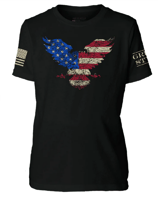 GRUNT YOUTH FREAGLE T-SHIRT - BLACK