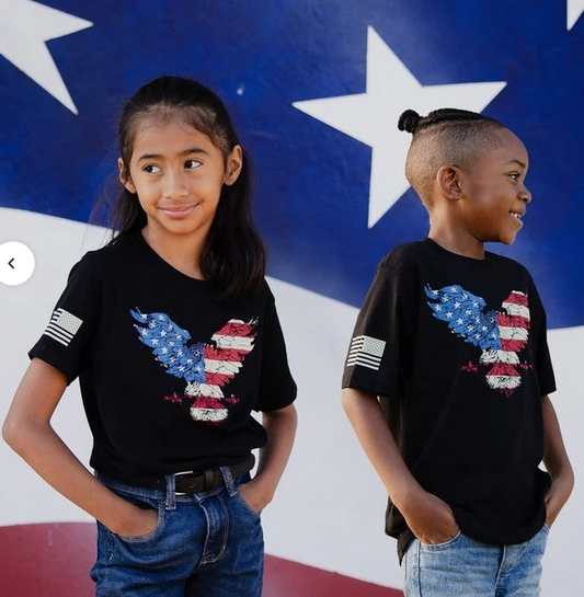 GRUNT YOUTH FREAGLE T-SHIRT - BLACK