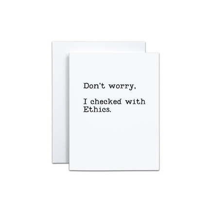 Don’t Worry Card