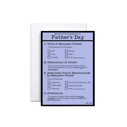 Father's Day card