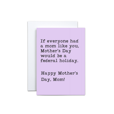Happy Mother's Day, Mom card