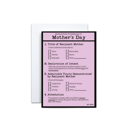 Mother's Day Card