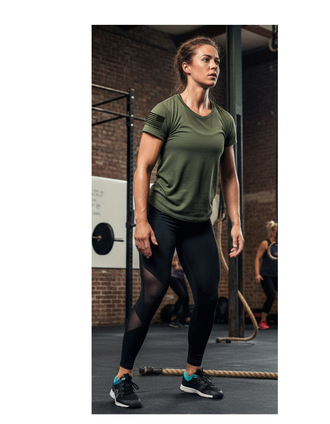 NEXT LEVEL 3 PACK SEMPER PROGREDI REV FLAG LADIES SHIRT-6610 ** FREE PVC PATCH