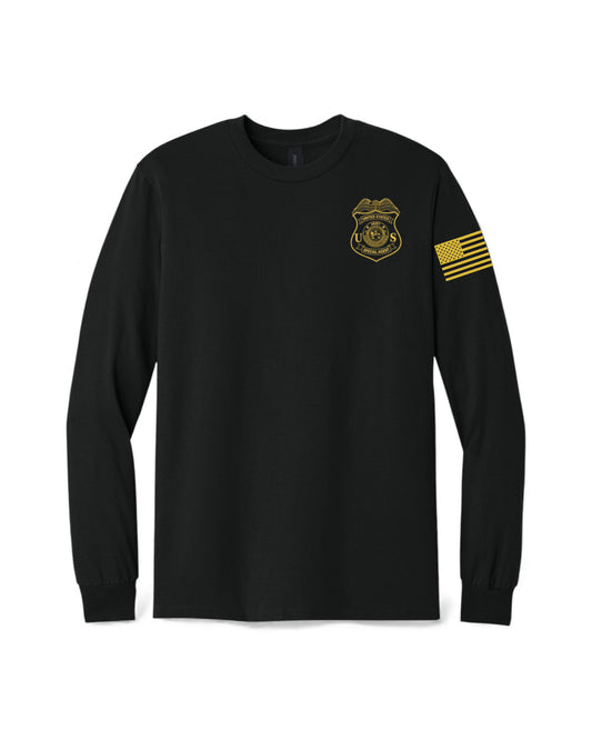 CLEARANCE ARMY CI BADGE W/ FLAG ON LEFT SLEEVE-5400