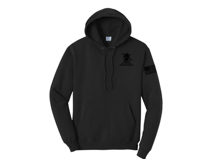 PRINTED ICE FUGITIVE OPS POLICE HOODED SWEATSHIRT 50/50 FLEECE PC78H