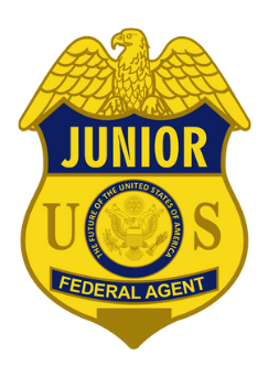 JUNIOR FEDERAL AGENT KID'S HOODED SWEATSHIRT-PC90YH
