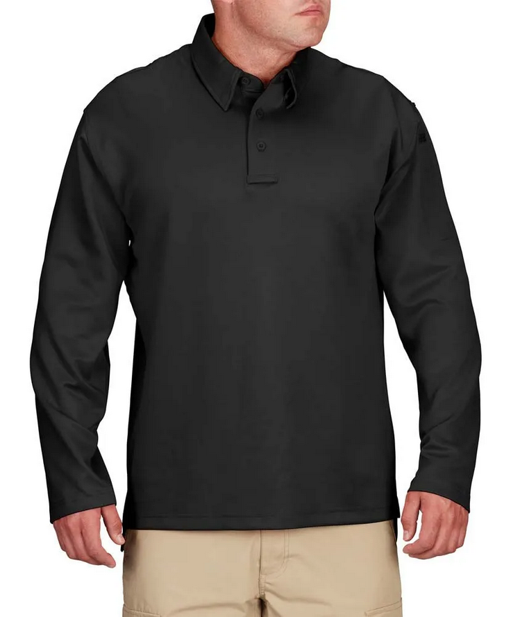 I.C.E. MEN'S PERFORMANCE LONG SLEEVE POLO