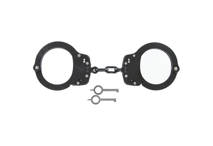 SMITH & WESSON (BLUED) BLACK HANDCUFFS MODEL 100-1B