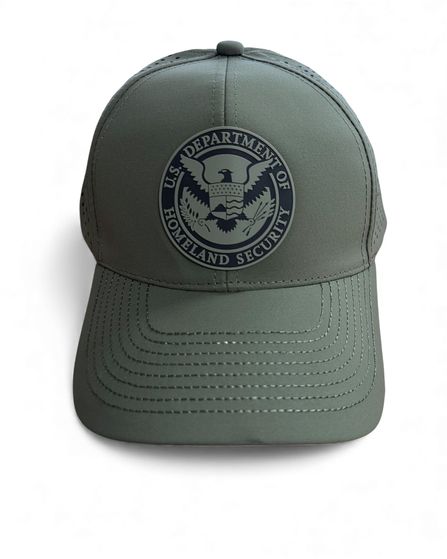 DHS SEAL PVC PATCH SCS BRAND PERFORATED MESH HAT