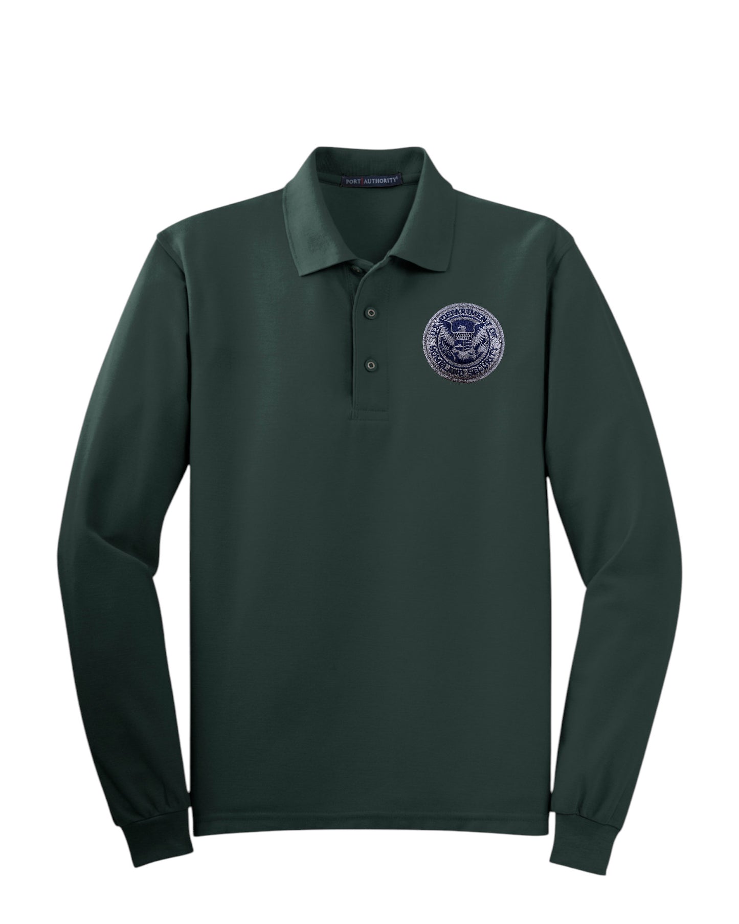 MEN'S LONG SLEEVE DHS SEAL PORT AUTHORITY POLO - K500LS