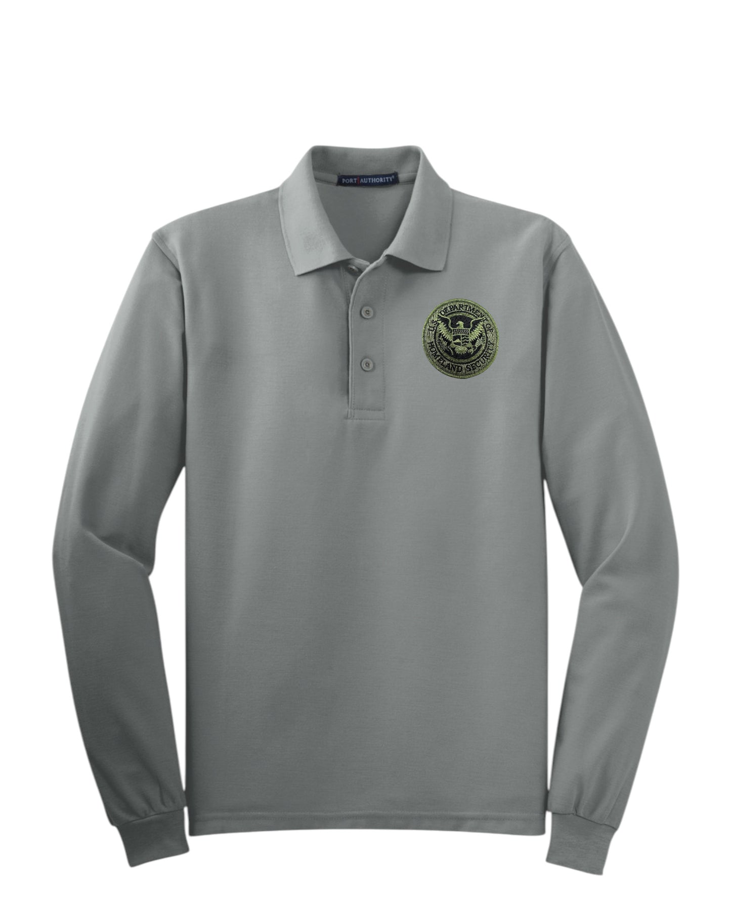 MEN'S LONG SLEEVE DHS SEAL PORT AUTHORITY POLO - K500LS