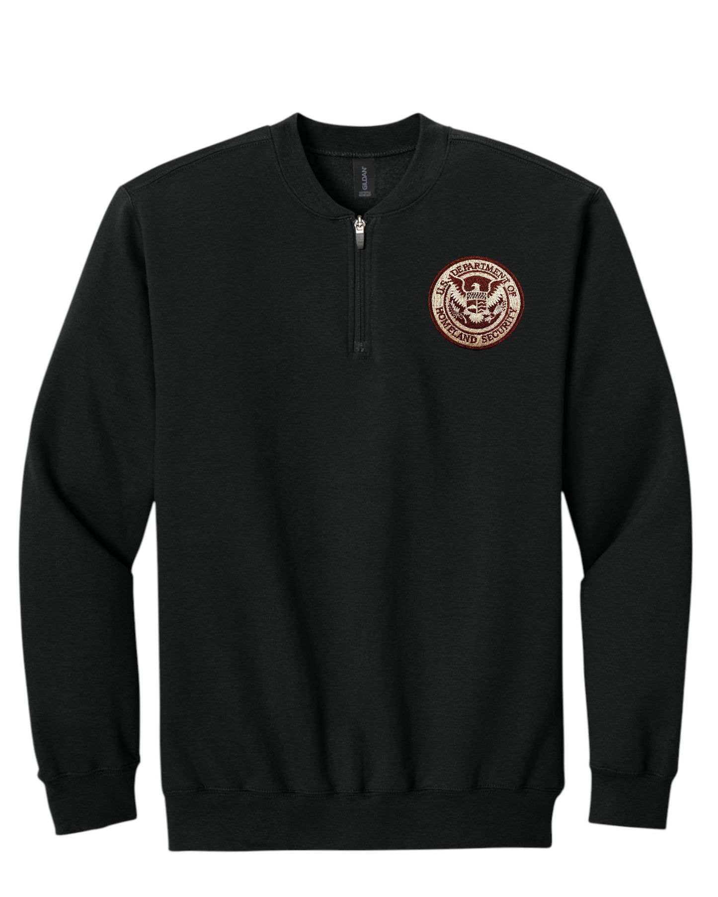 DHS SEAL GILDEN SOFTSTYLE MIDWEIGHT FLEECE 1/4 ZIP: SF008