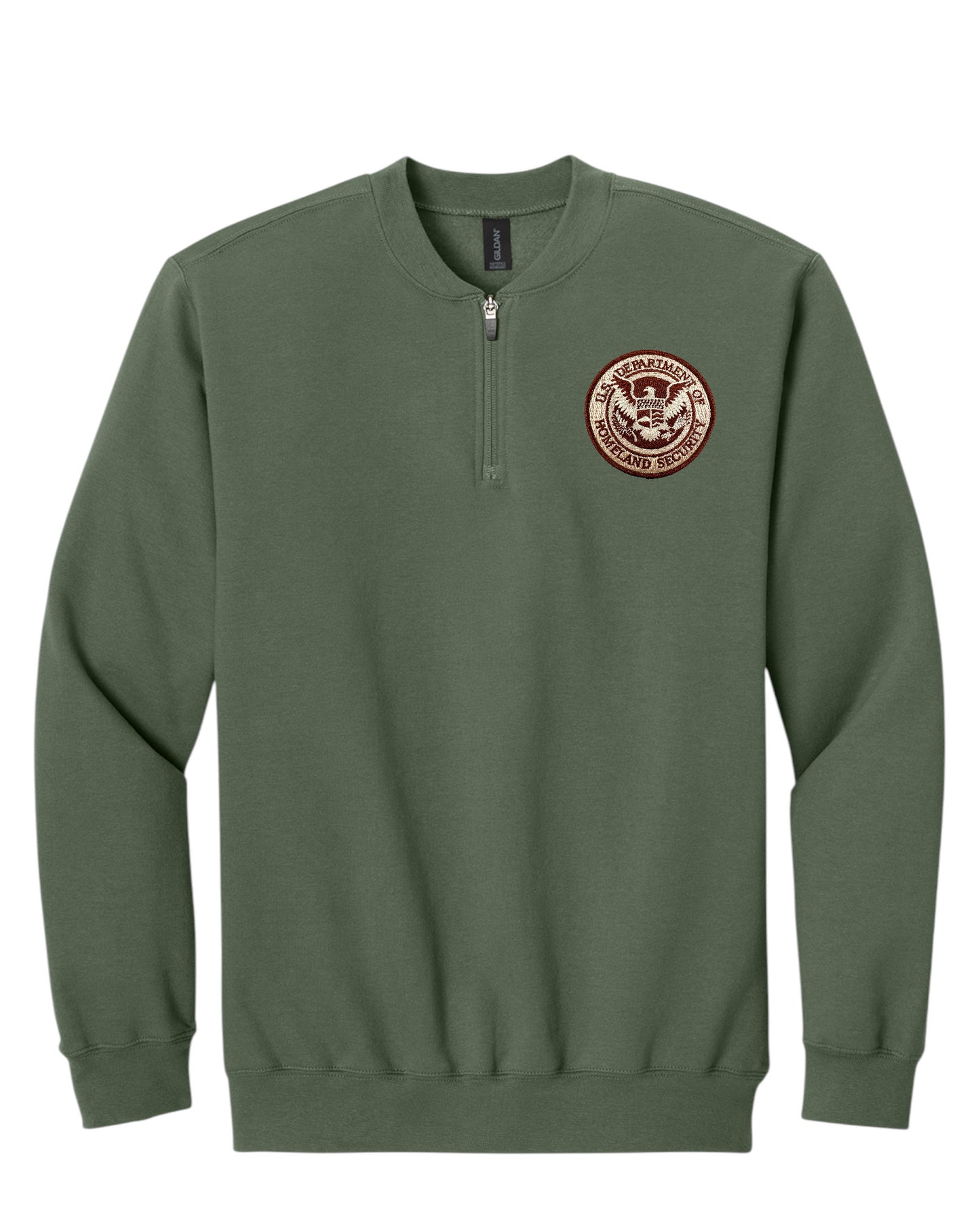 DHS SEAL GILDEN SOFTSTYLE MIDWEIGHT FLEECE 1/4 ZIP: SF008