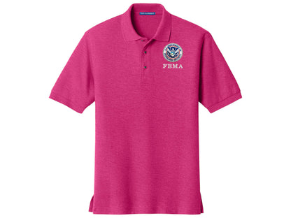 MEN'S FEMA BADGE PORT AUTHORITY POLO - K500