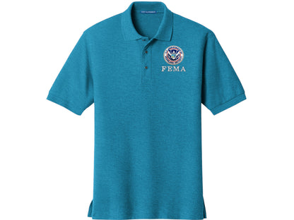 MEN'S FEMA BADGE PORT AUTHORITY POLO - K500