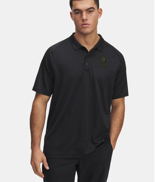 ICE FUGITIVE OPS W/ LETTERS EMBROIDERED UA TACTICAL PERFORMANCE POLO 6004146