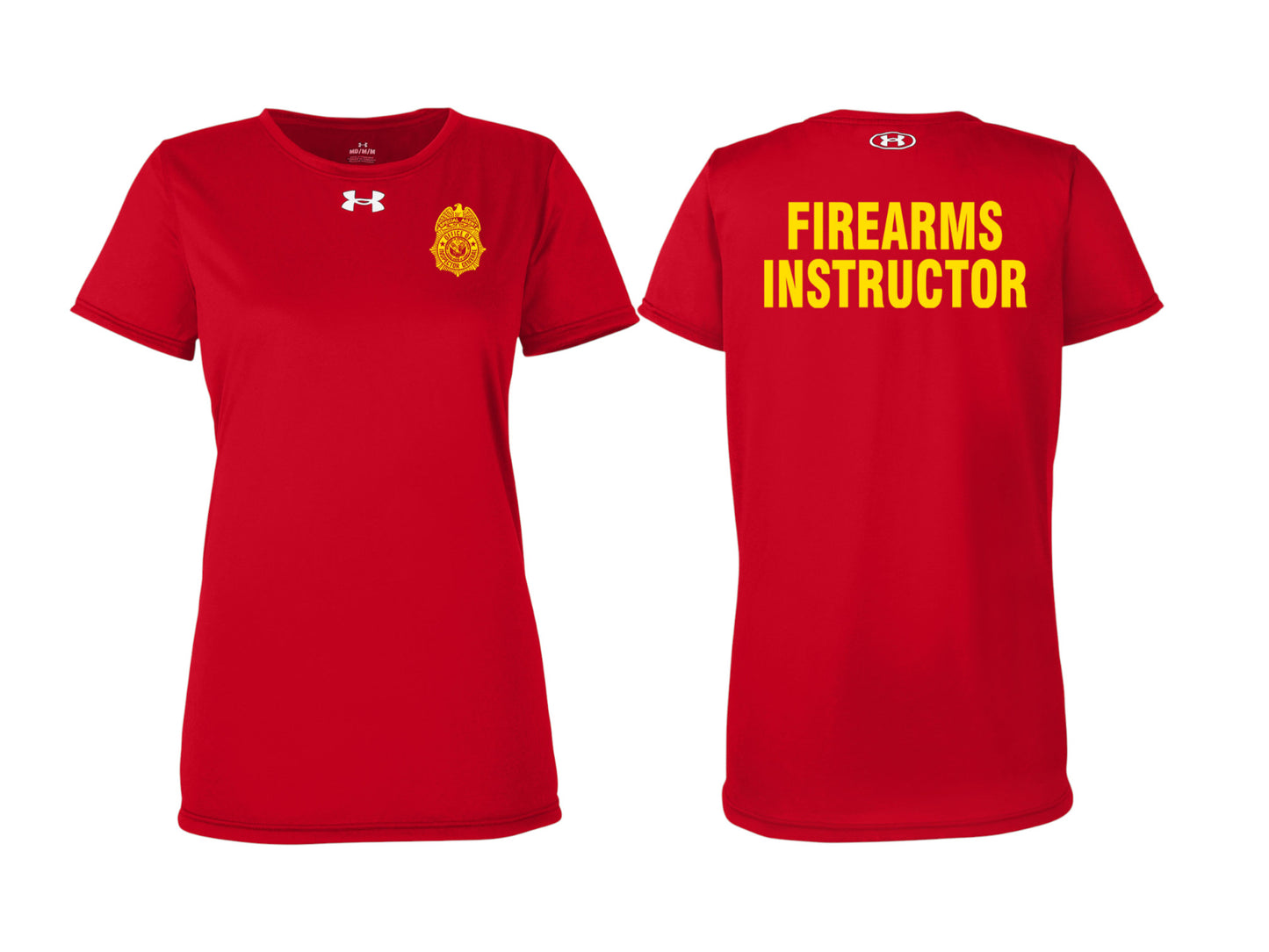 WOMEN'S VA OIG BADGE UNDER ARMOUR TECH TEE-1376847