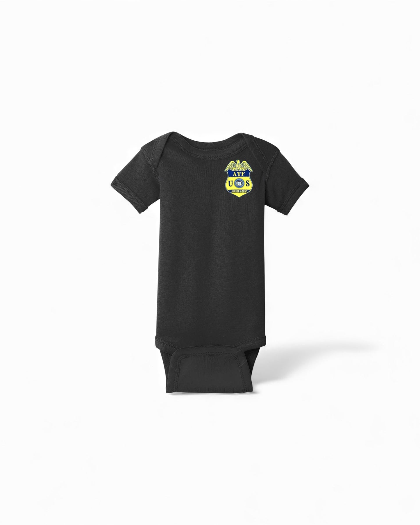 ONESIE WITH ATF JUNIOR AGENT BADGE