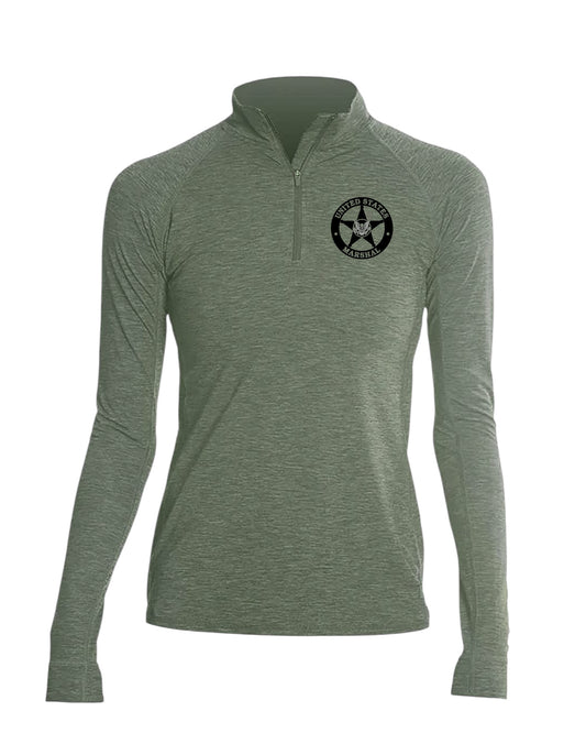 USMS CUSTOM RAID LADIES FLIGHT TECH 1/4 ZIP PULLOVER-01033