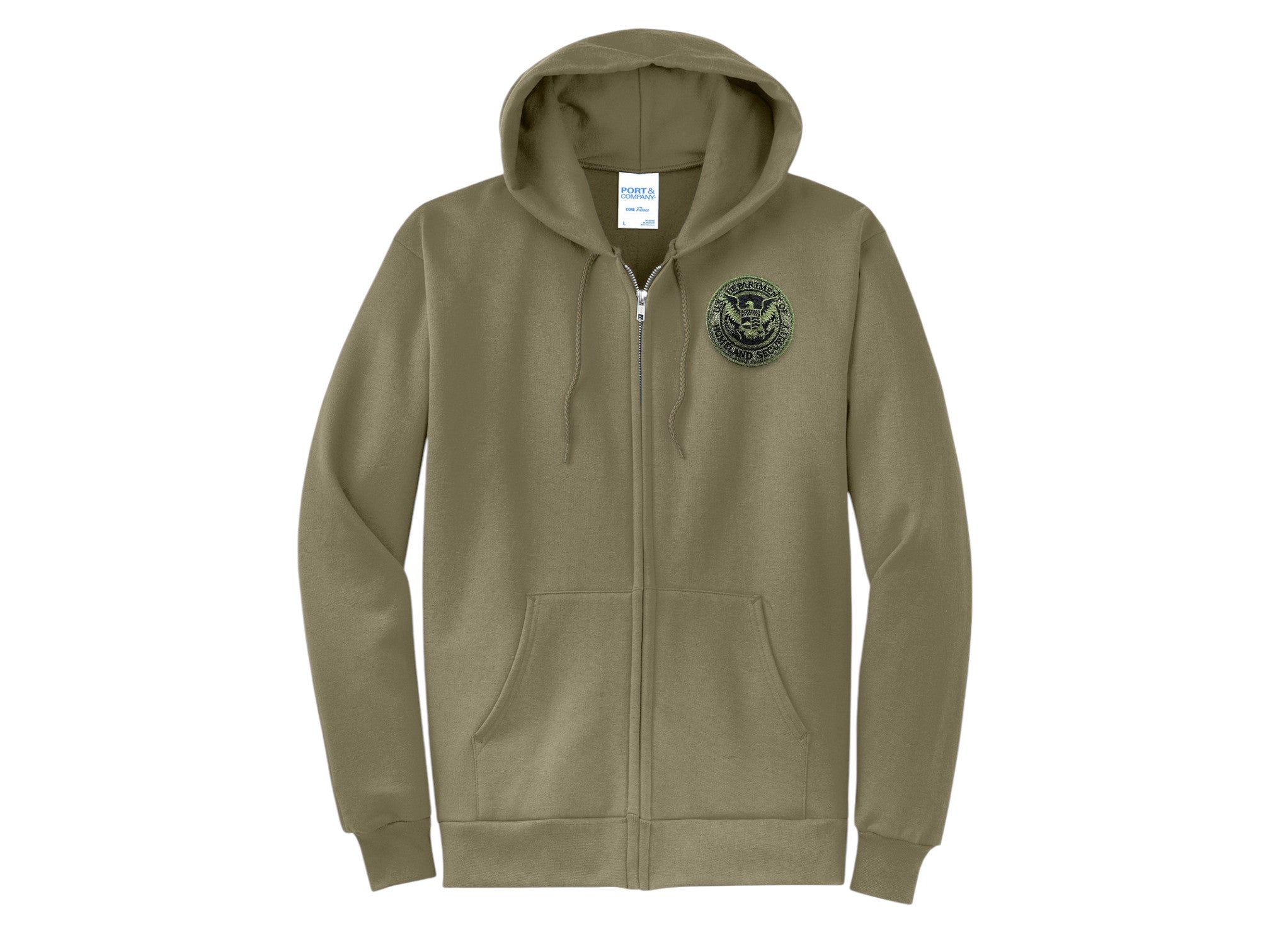 DHS FULL ZIP HOODED SWEATSHIRT-PC78ZH – Sally's Cop Shop