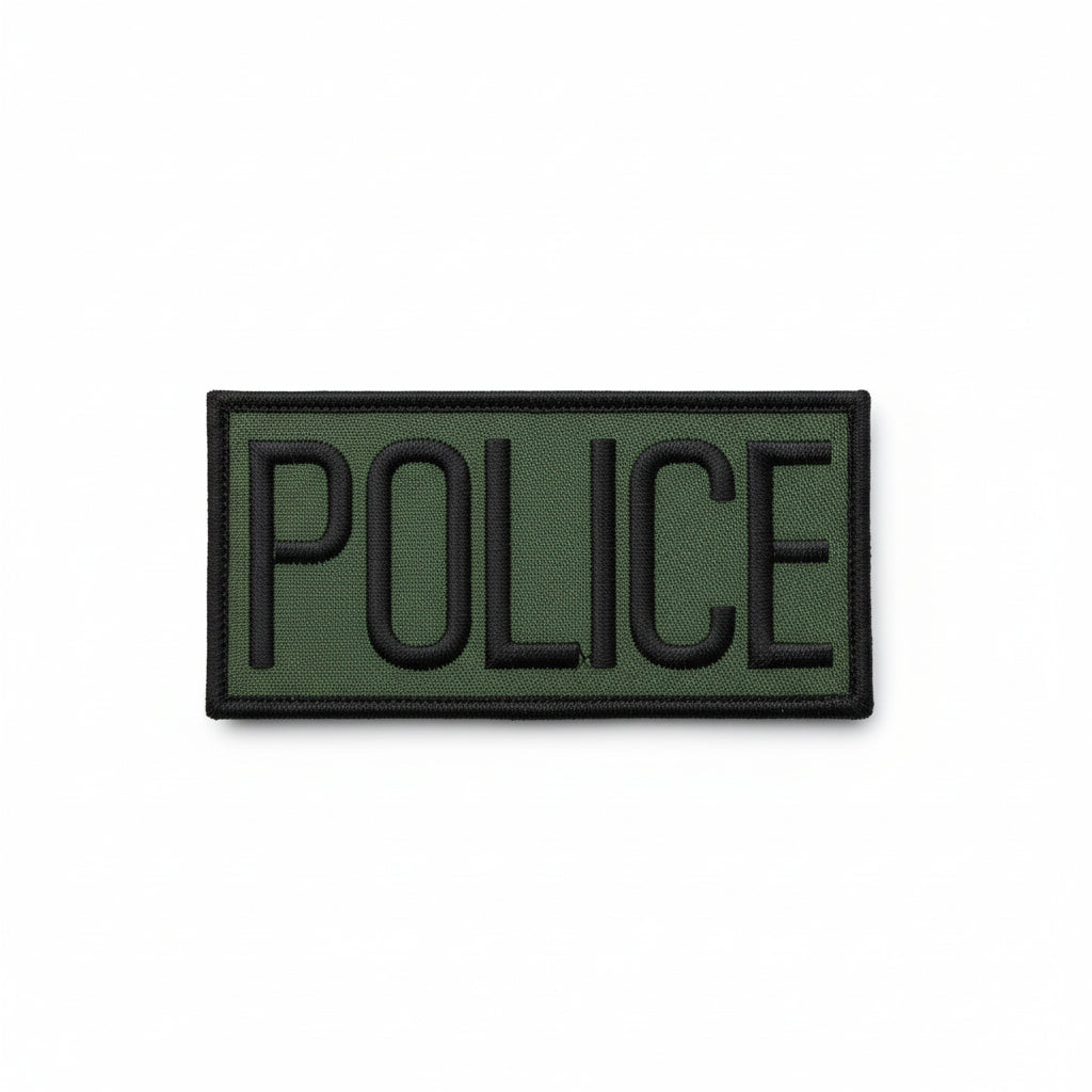 POLICE PATCH 4" X 2"
