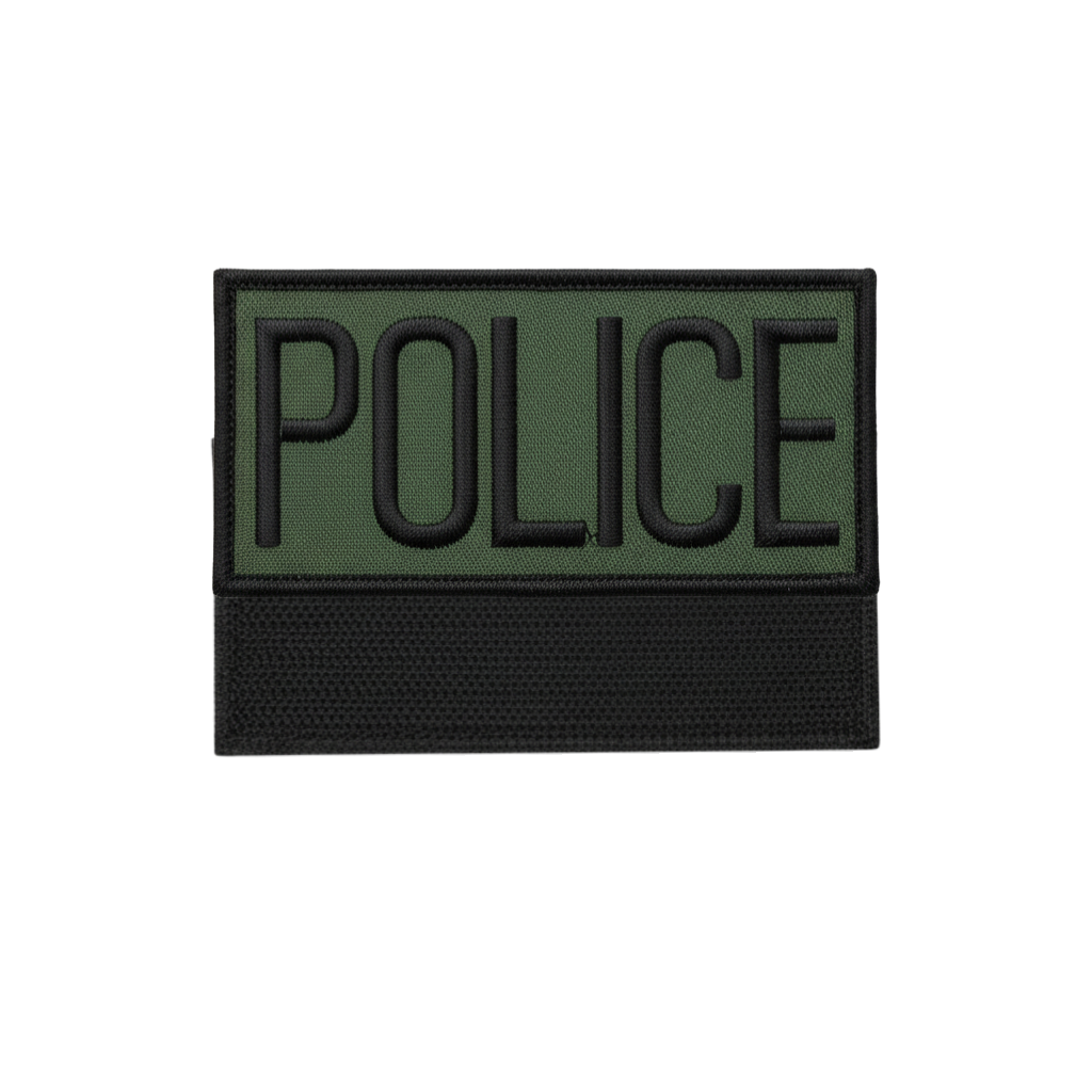 POLICE PATCH 4" X 2"