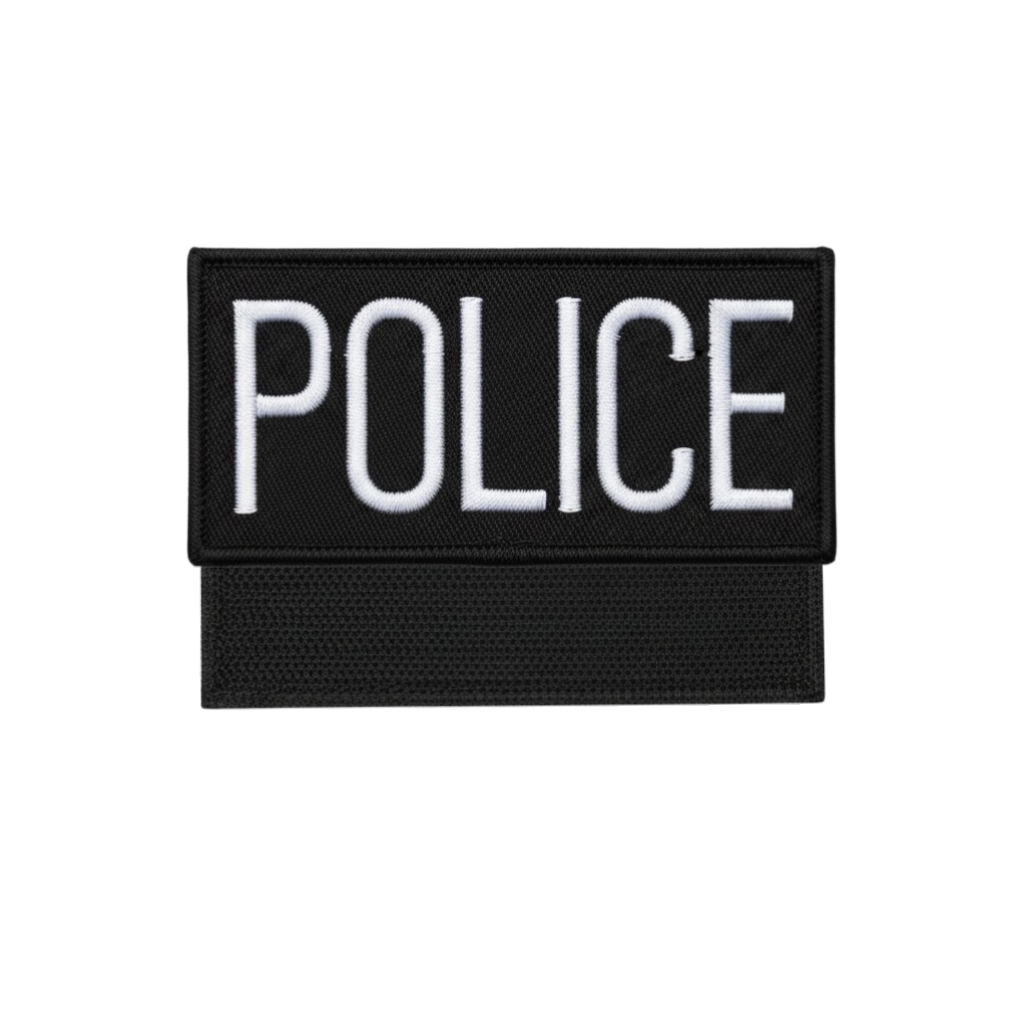 POLICE PATCH 4" X 2"