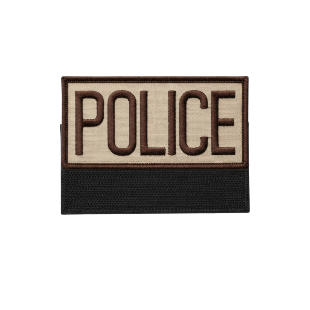 POLICE PATCH 4" X 2"