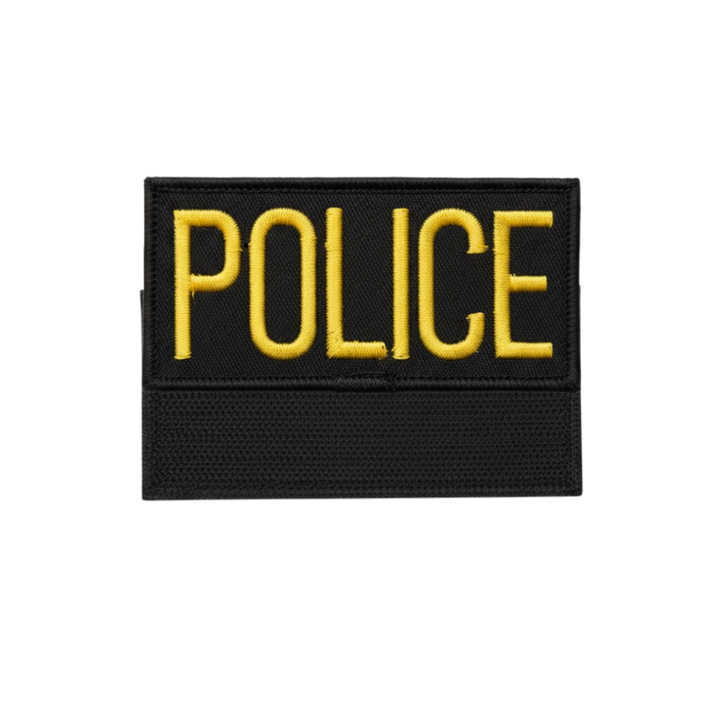 POLICE PATCH 4" X 2"