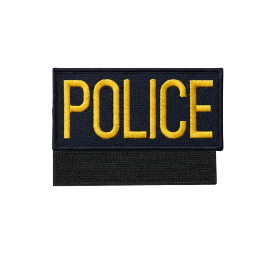 POLICE PATCH 4" X 2"