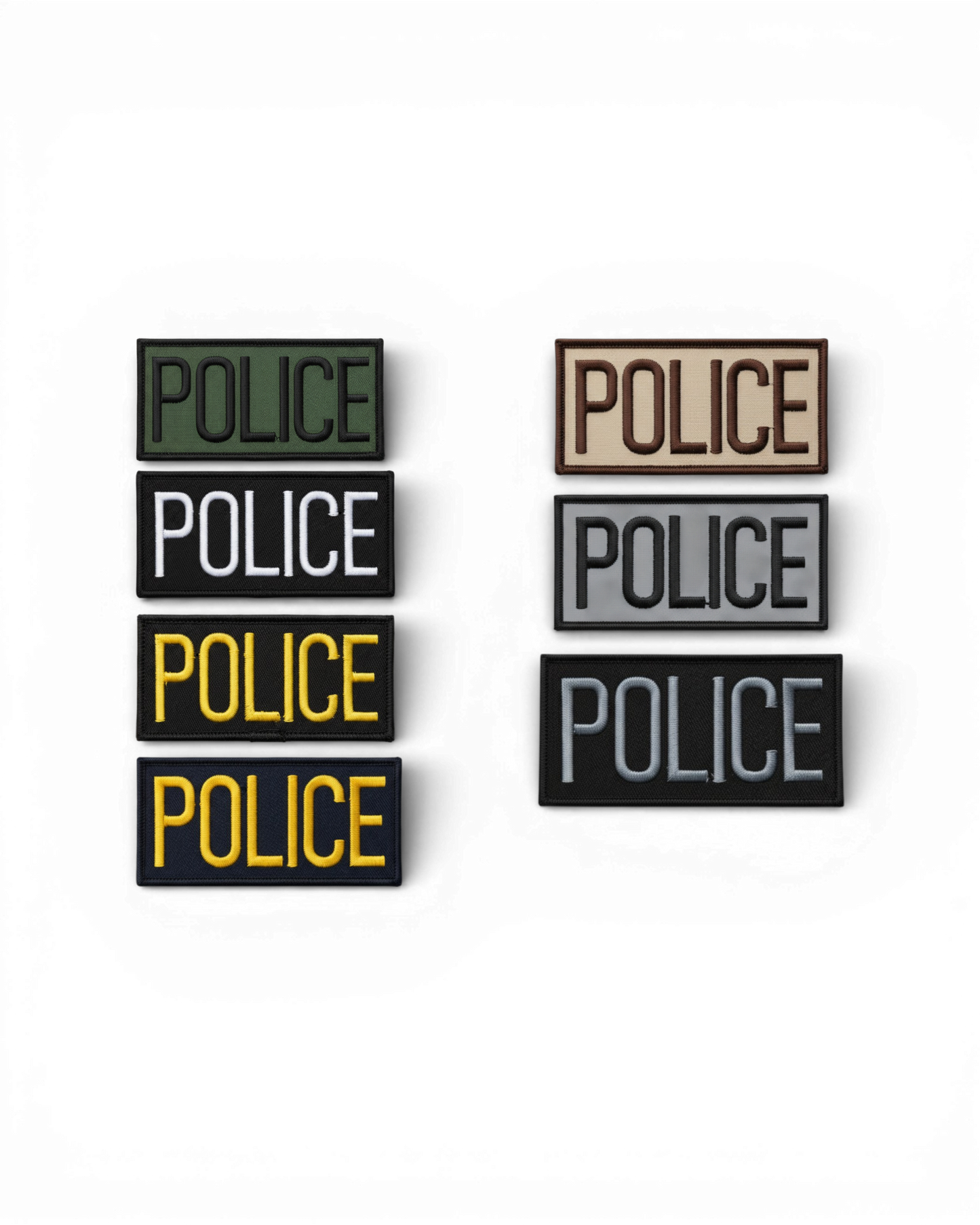 POLICE PATCH 4" X 2"