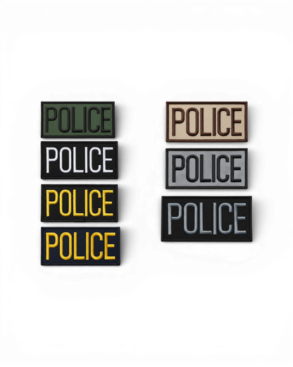 POLICE PATCH 4" X 2"