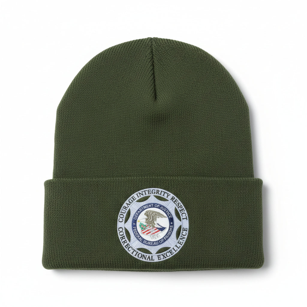 BOP BADGE CUFFED KNIT BEANIE