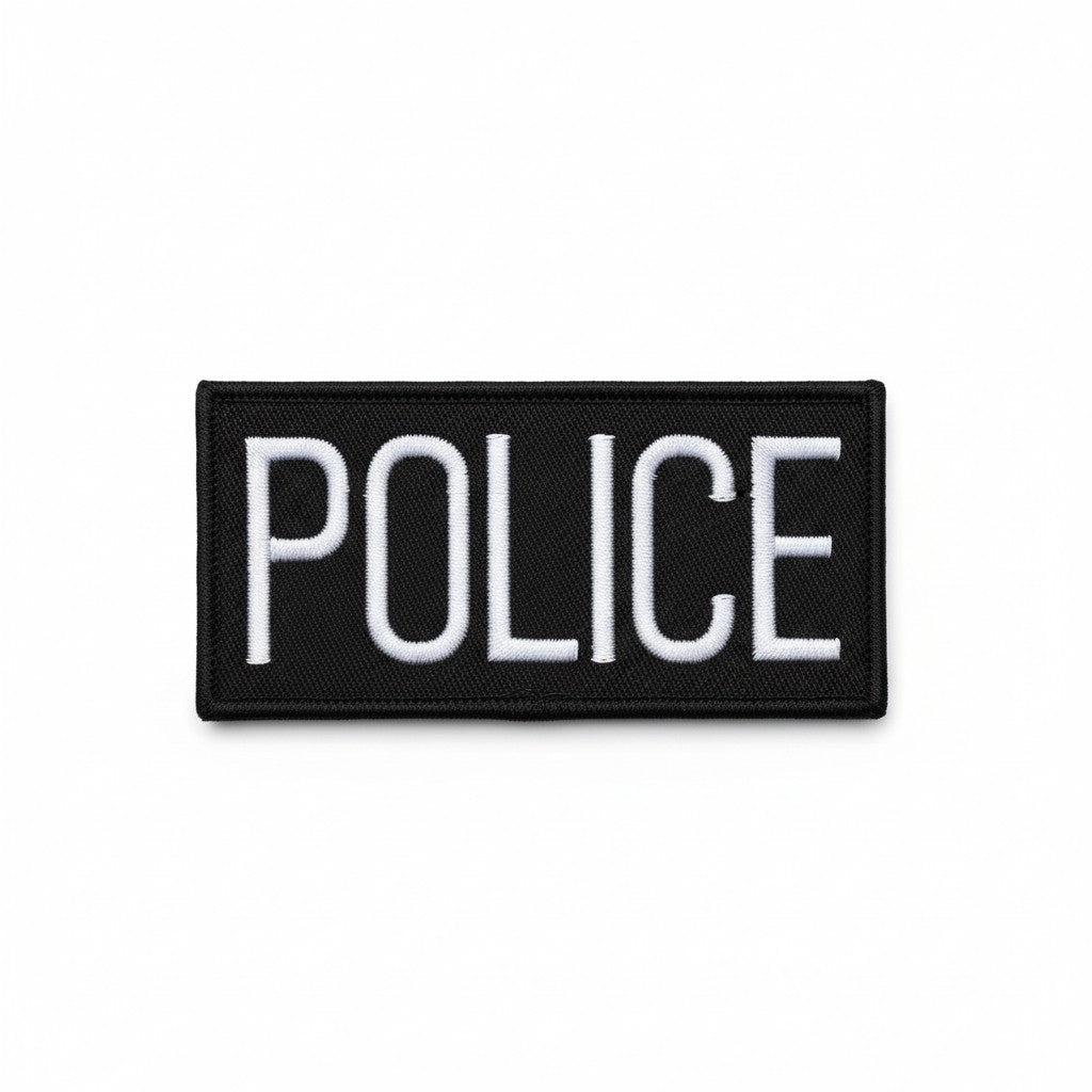 POLICE PATCH 4" X 2"