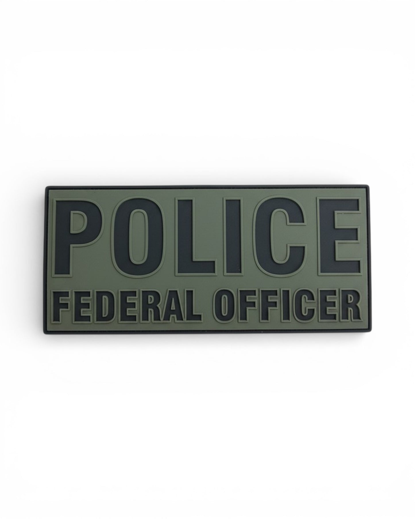 NEW! PVC POLICE FEDERAL OFFICER 9"X4"