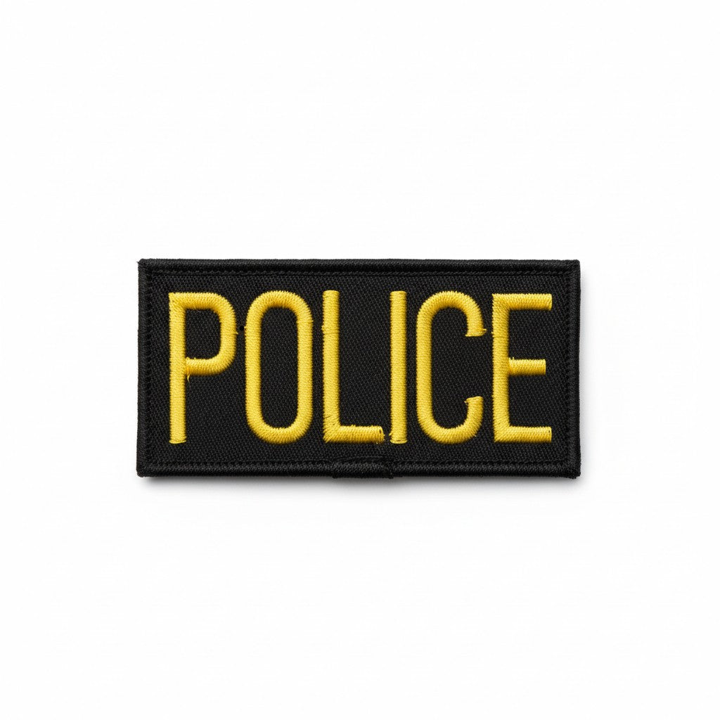 POLICE PATCH 4" X 2"