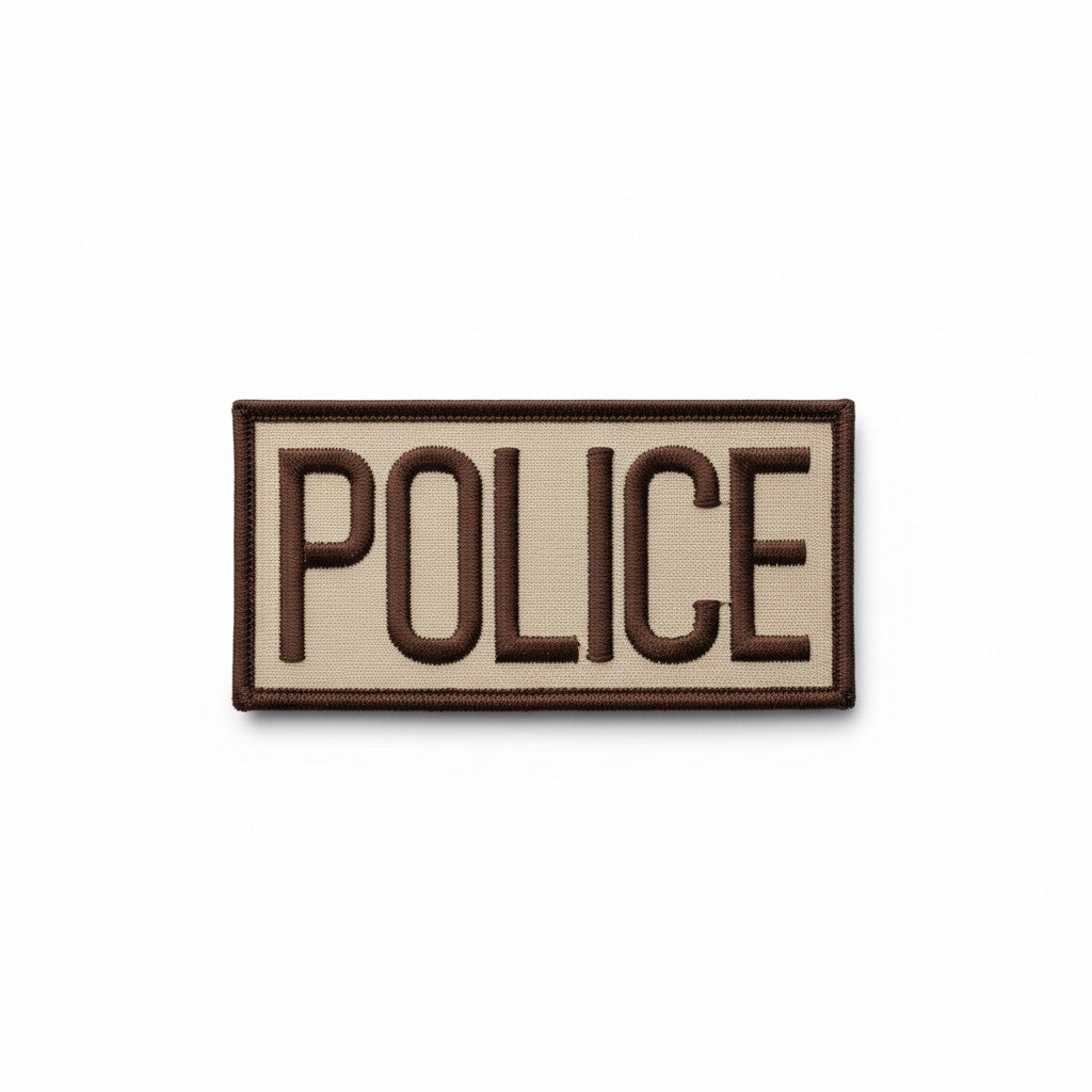 POLICE PATCH 4" X 2"