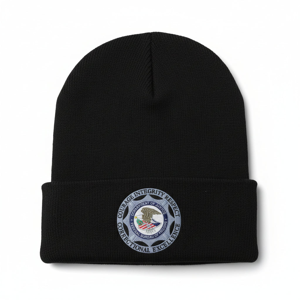 BOP BADGE CUFFED KNIT BEANIE