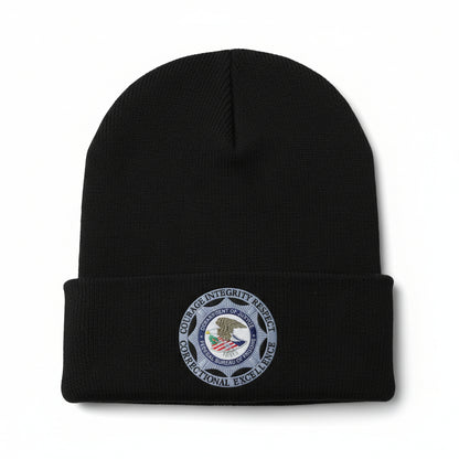 BOP BADGE CUFFED KNIT BEANIE