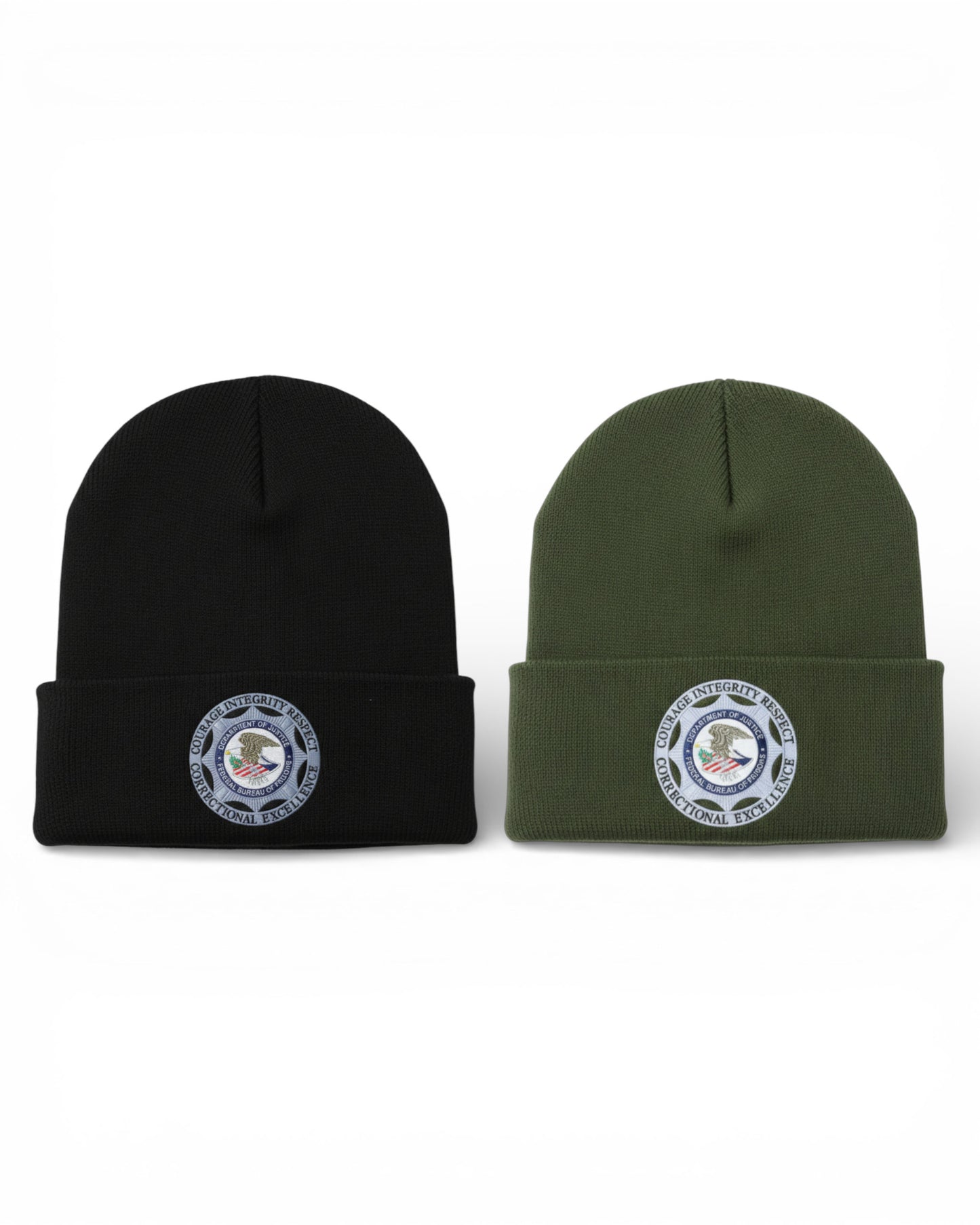 BOP BADGE CUFFED KNIT BEANIE