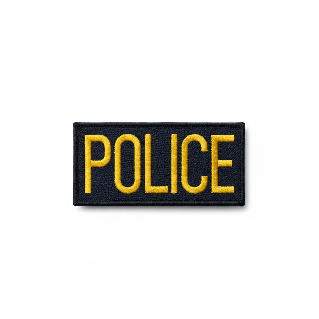 POLICE PATCH 4" X 2"