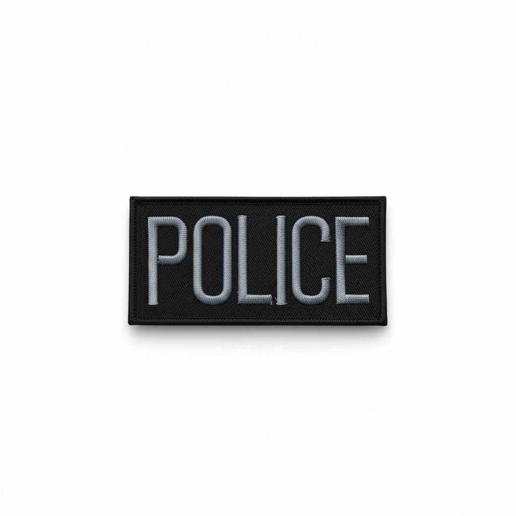 POLICE PATCH 4" X 2"