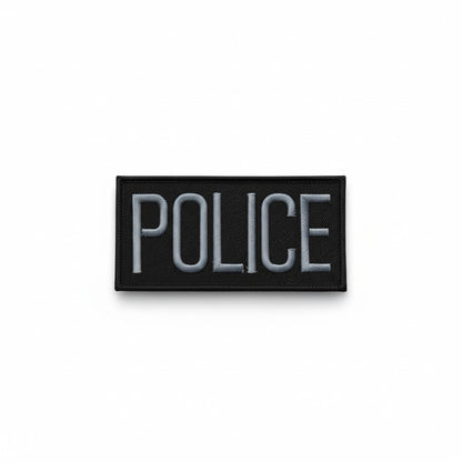 POLICE PATCH 4" X 2"