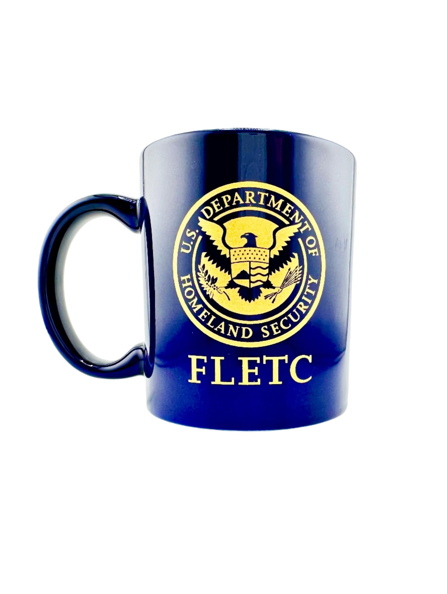 FLETC DHS SEAL COFFEE MUG 11 OZ, BLUE